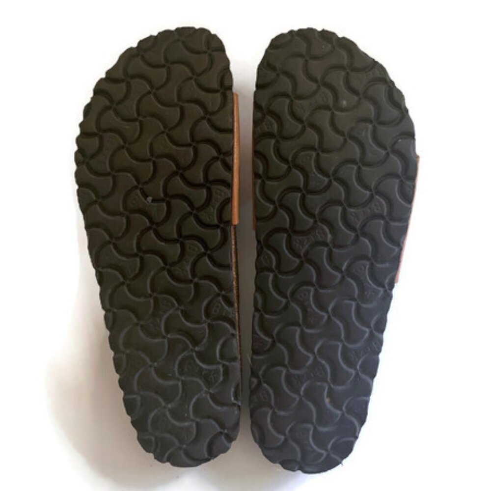 Birkenstock Tan Slide Sandals - Picture 6 of 6
